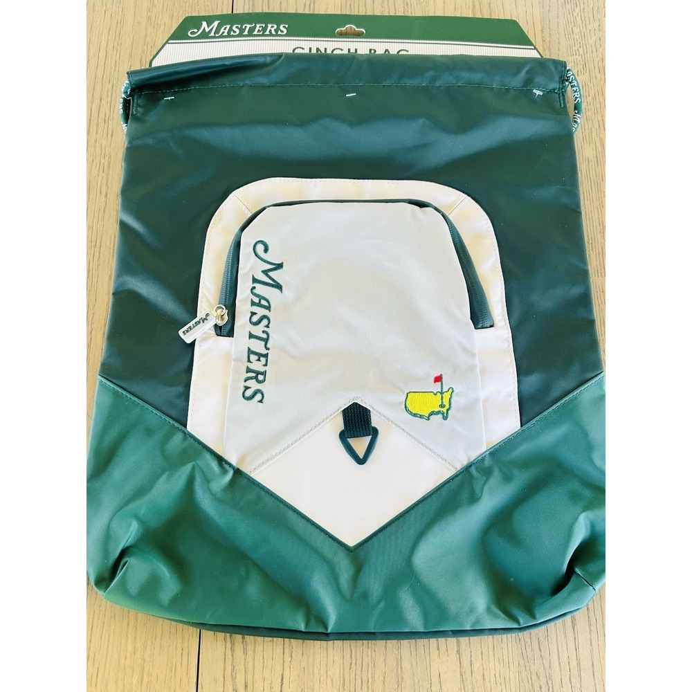2026 Masters Tournament Cinch Bag Backpack Augusta National Golf Club NWT  ⛳